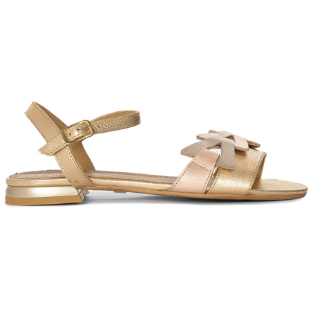 Maciejka Women's Leather Gold Sandals