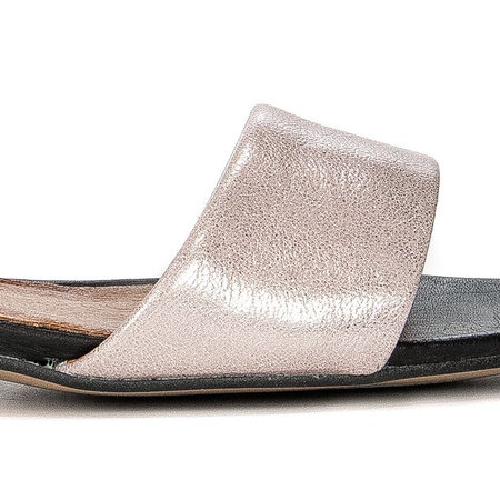 Maciejka Black+Pink women's Shine Sandals