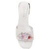 Maciejka White Women's Leather Slides