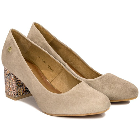 Maciejka Beige Pumps 03356-10/00-1