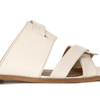 Maciejka Beige Women's Leather Slides