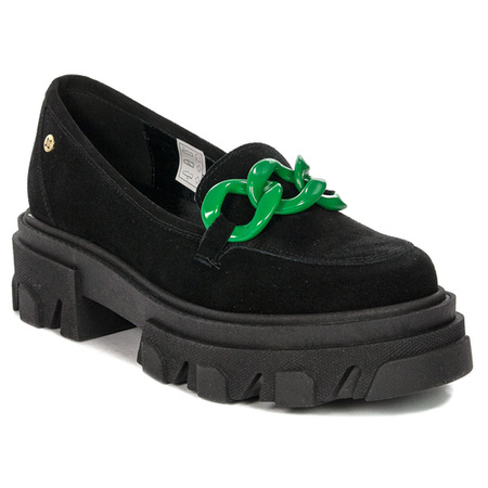 Maciejka Black Low Shoes 2850J-12/00-1