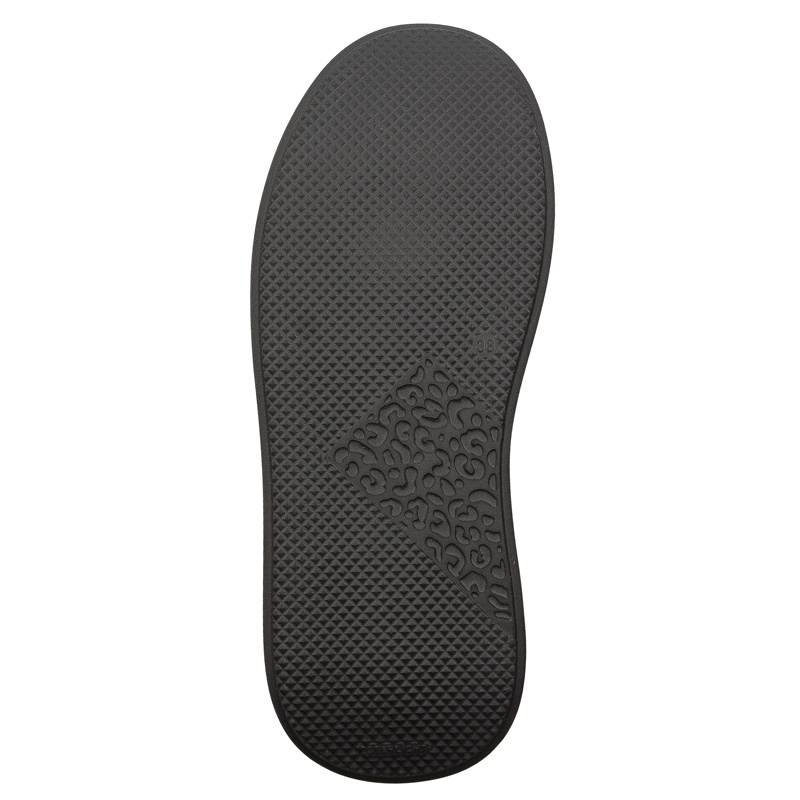 Sneakersy Damskie skórzane na platformie czarne w tęczowe mazaje