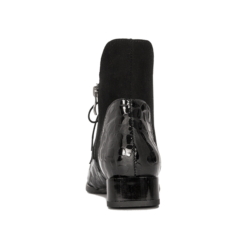 Maciejka Black Women's Lace-Up Boots 2878J-01/00-3