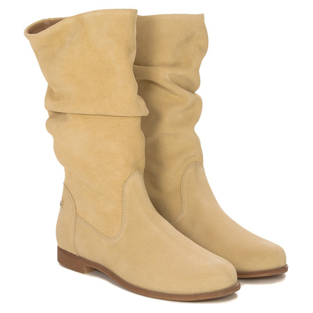 Maciejka Yellow Knee-High Boots