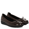 Maciejka Patent Slip-On Loafers Refined Wedge Brown P6504-02/00-8
