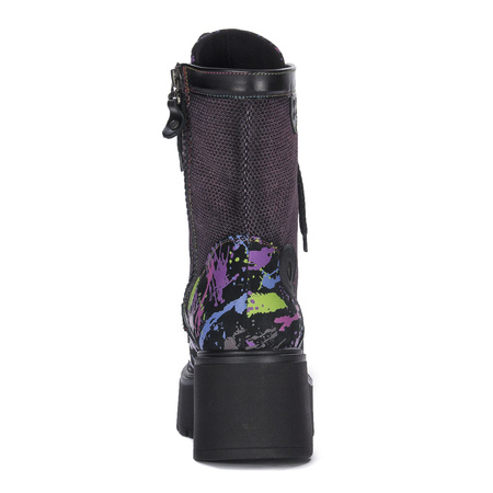 Maciejka Black + Purple Boots 06720-07/00-8