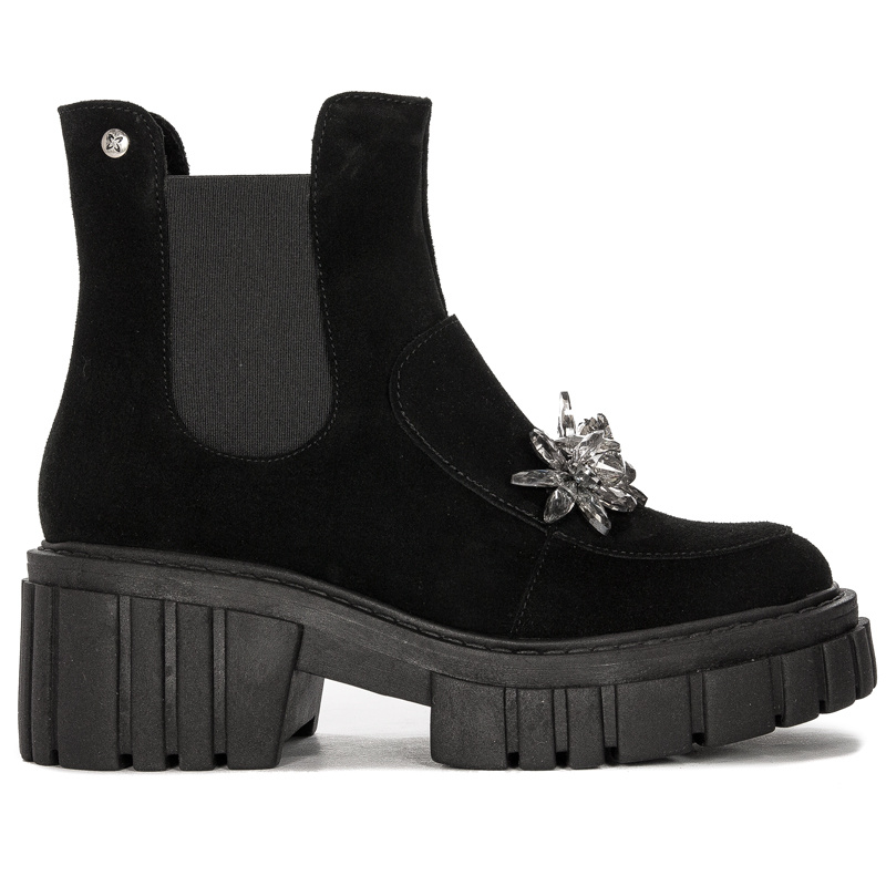 Maciejka Black Suede women's Boots 2857J-05/00-8