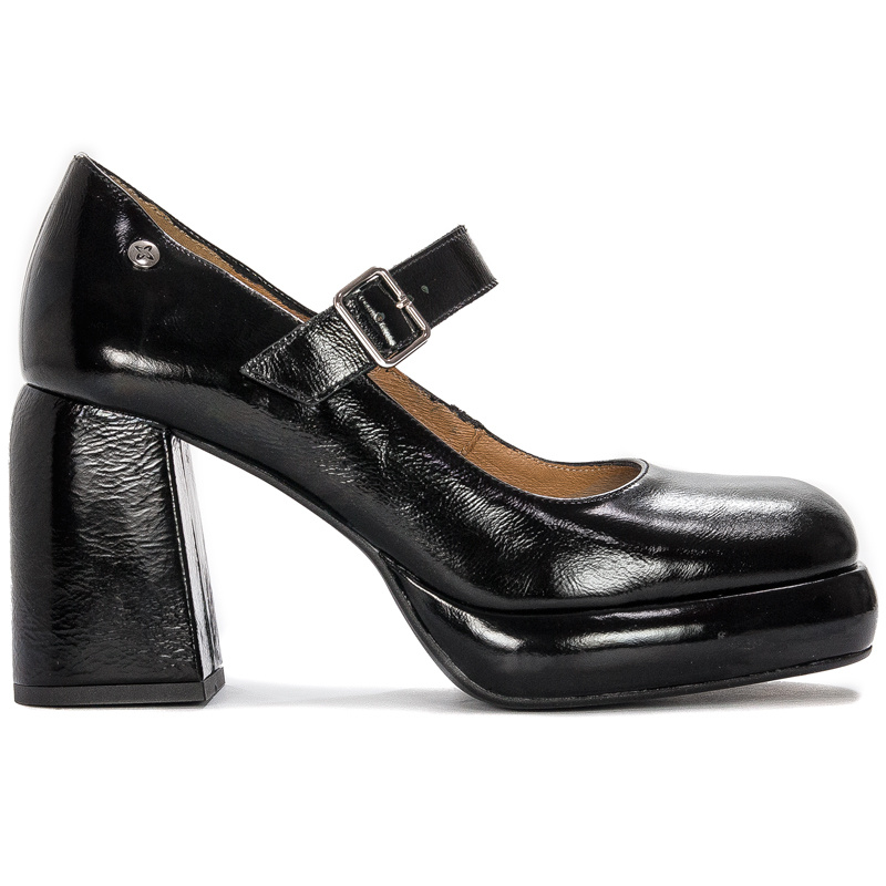 Maciejka Black Leather Pumps 06231-01/00-1