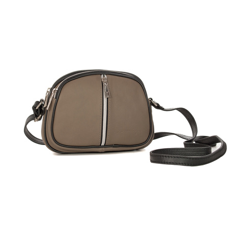 Maciejka Beige leather women's bag 00915