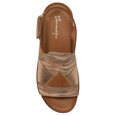 Maciejka Women's Leather Copper Sandals