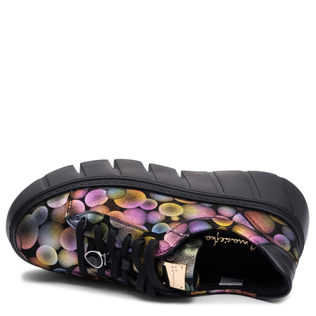 Maciejka Sneakersy Skórzane Komfortowe Wielokolorowe 6891W-08/00-8
