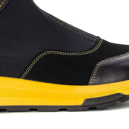 Maciejka Black+Yellow Boots 06297-01/00-8