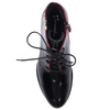Maciejka Black and Red Pattented Leather women's Boots