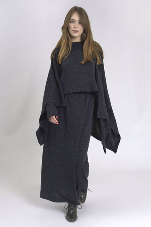 Knitted blouse Lucia Graphite