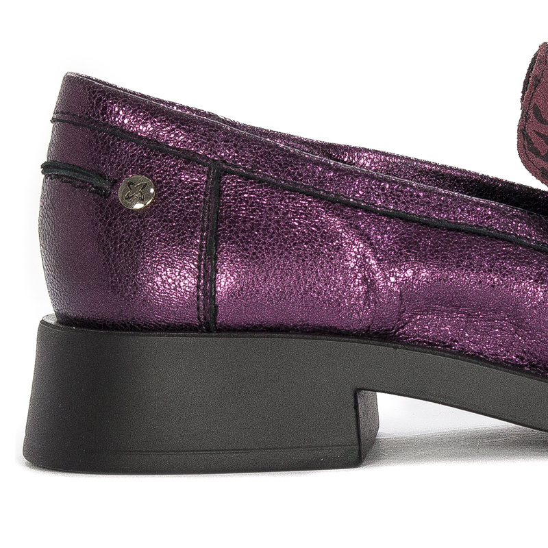Maciejka Women's Shoes Burgundy Leather Lords 06250-23/00-1