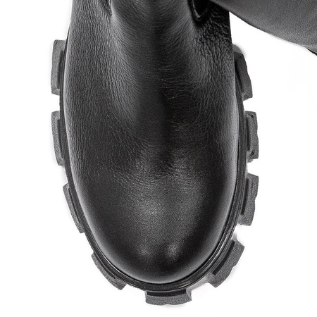 Maciejka Black Knee-High Boots