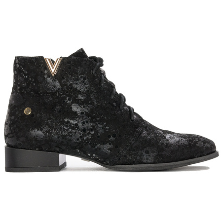 Black Leather women's Boots 5743C-01/00-7