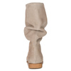 Maciejka Velour Leather Knee-High Boots Beige 05057-04/00-6