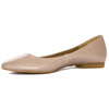 Maciejka Beige Metallic Leather Ballerina 04100-10/00-8