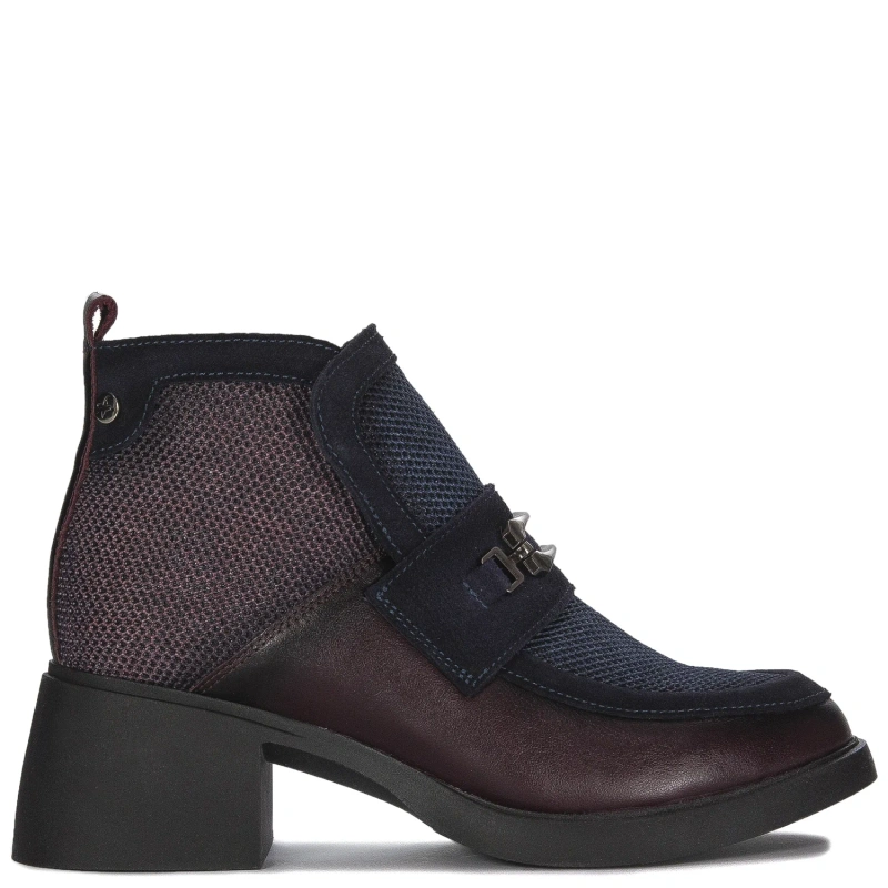 Maciejka Women's Leather Warmed Burgundy Boots