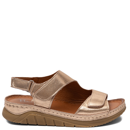 Maciejka Gold velcro Sandals L4495-25/00-1