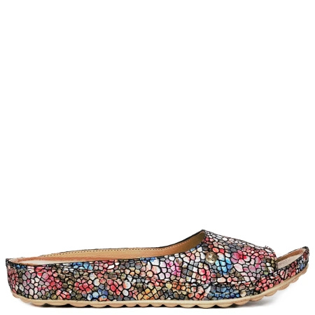 Maciejka Multicolor Women's Leather Slides