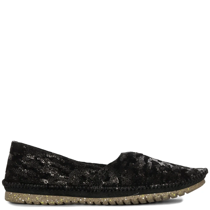 Maciejka Women's Leather Black Half-Shoes