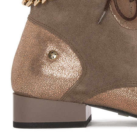 Maciejka 06193-14/00-7 Brown and Cooper Leather Women's Boots 