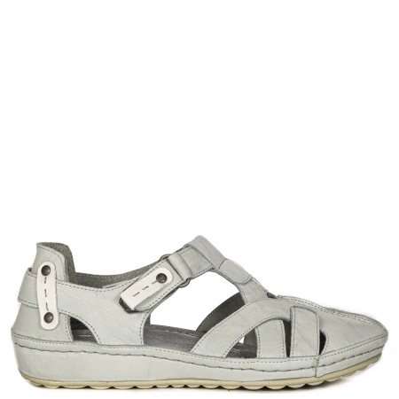 Maciejka Comfortable Leather Closed Toe Sandals Vintage Blue 1403S-06/00-5