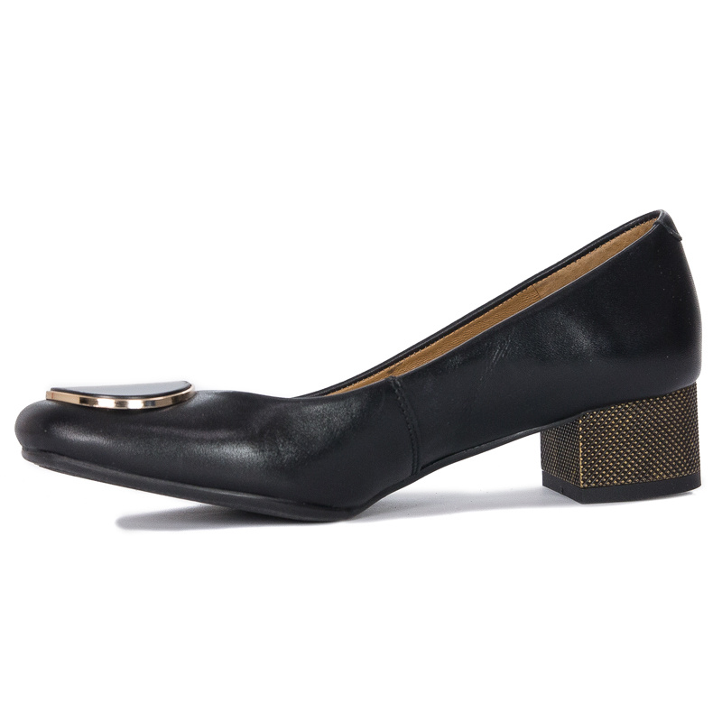 Maciejka Women's Black Leather Pumps
