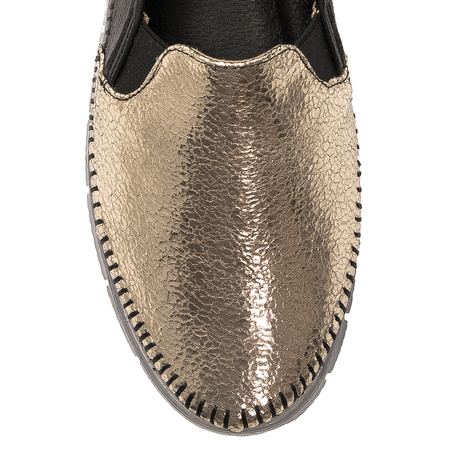 Maciejka Black - Gold Low Shoes