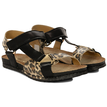 Maciejka Women's Leather Sandals Black