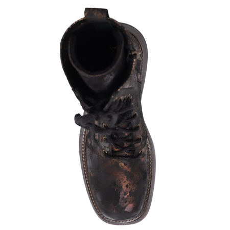 Maciejka Women's Brown and Gold Leather Shoes