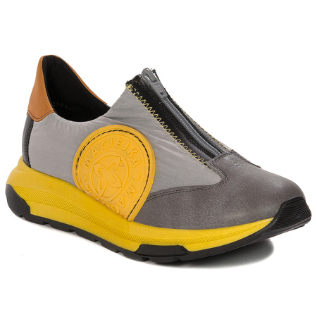 Woman's Grey&Yellow Sneakers 06296-03/00-8