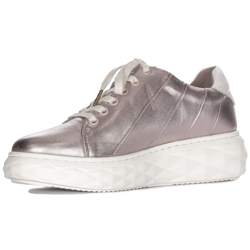 Maciejka Leather Metallic Copper Platform Sneakers N6481-32/00-1