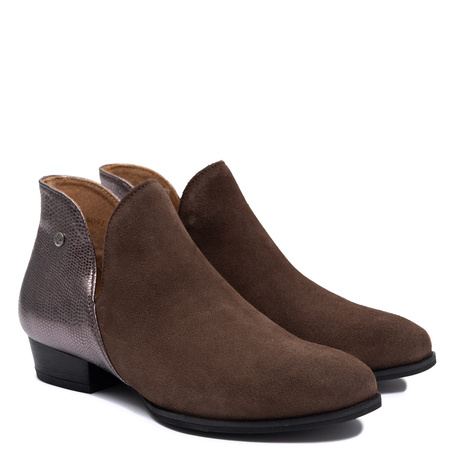 Maciejka Leather Women’s Ankle Boots Elegant Brown 4091W-02/00-5