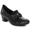 Woman's Pumps Black Leather 06285-01-00-7