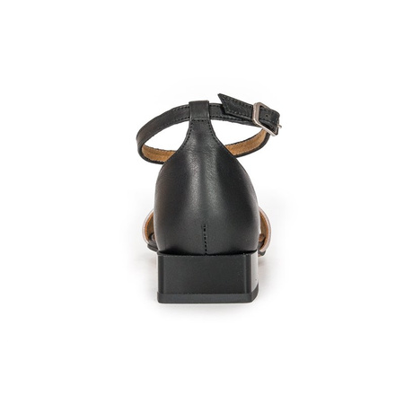 Maciejka Black+Pink women's Shine Sandals