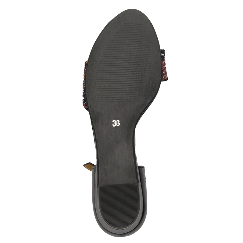 Maciejka Leather Black Women's Sandals 06486-01/00-1