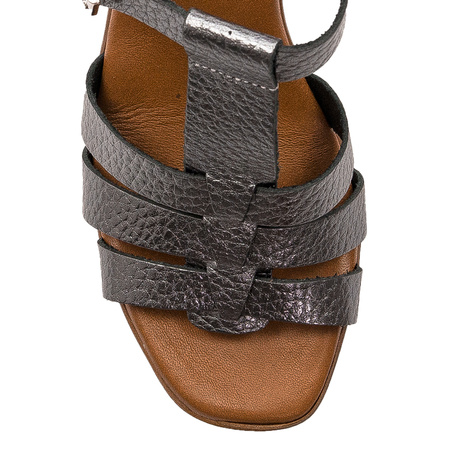 Maciejka Graphite Women's Leather Sandals