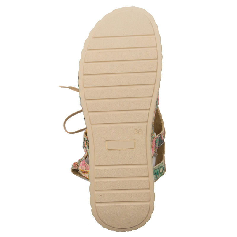 Maciejka Women's sandals natural leather Green