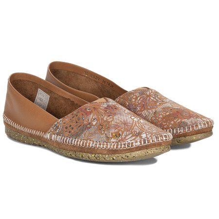 Maciejka Leather Unique Women's Slip On Shoes Ginger T1929-30/00-0
