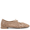 Maciejka Leather Perforated Flats Breathable Beige 07303-04/00-1