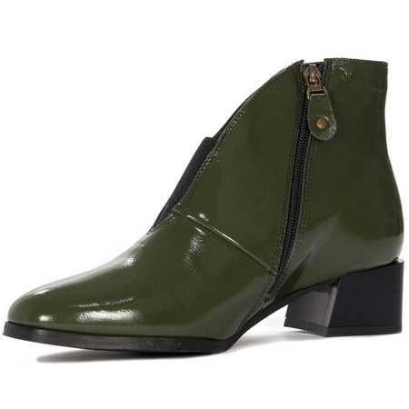Maciejka Green pattented Boots 04777-44/00-3