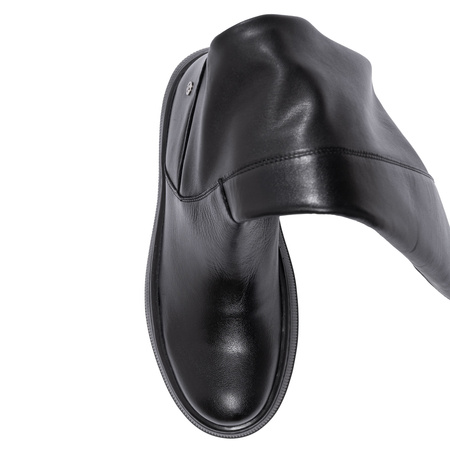 Maciejka Leather Platform Knee-High Boots – Black 07111-01/00-8