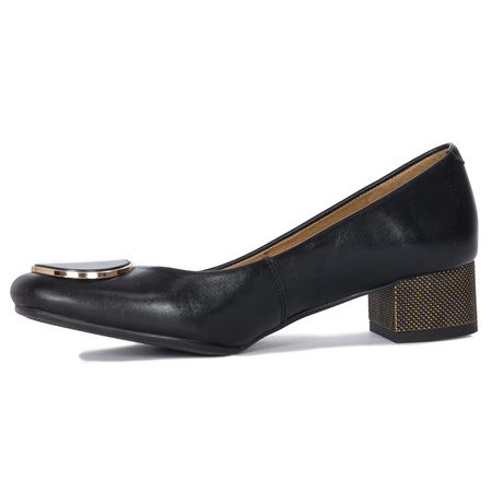 Maciejka Women's Black Leather Pumps