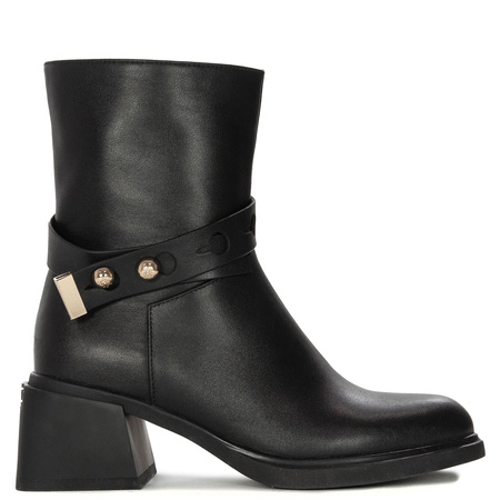 Maciejka Women's High Heel Ankle Boots Black