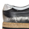 Maciejka Black on Silver Low Shoes