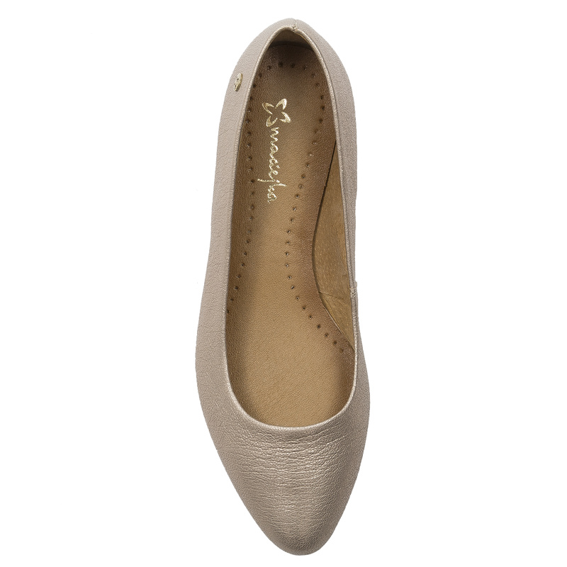 Maciejka 00873-41/00-5 Women's Gold Ballerina